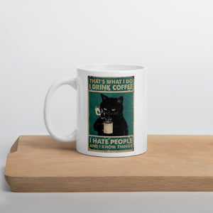 'I Hate People' (Coffee Version) Ceramic Mug-Furbaby Friends Gifts