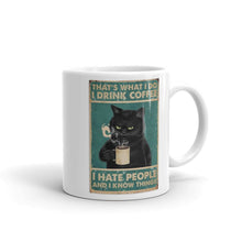 Carregar imagem no visualizador da galeria, &#39;I Hate People&#39; (Coffee Version) Ceramic Mug-Furbaby Friends Gifts