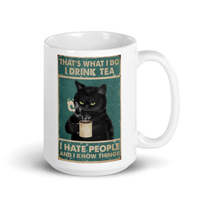 'I Hate People' (Tea Version) Ceramic Mug-Furbaby Friends Gifts