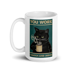 'I Judge'... Ceramic Mug-Furbaby Friends Gifts