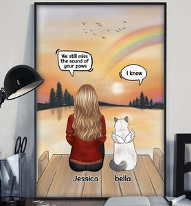 'I Miss You' Customisable Canvas Prints & Metal Wall Plaques-Furbaby Friends Gifts