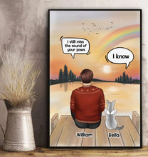 Afbeelding in Gallery-weergave laden, &#39;I Miss You&#39; Customisable Canvas Prints &amp; Metal Wall Plaques-Furbaby Friends Gifts