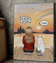 Laden Sie das Bild in den Galerie-Viewer, &#39;I Miss You&#39; Customisable Canvas Prints &amp; Metal Wall Plaques-Furbaby Friends Gifts