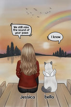 Charger l&#39;image dans la galerie, &#39;I Miss You&#39; Customisable Canvas Prints &amp; Metal Wall Plaques-Furbaby Friends Gifts