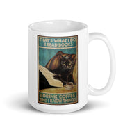 'I Read & I Drink Coffee'... Ceramic Mug-Furbaby Friends Gifts