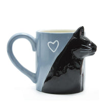 Laden Sie das Bild in den Galerie-Viewer, Kissing Cats Ceramic Mugs (Pair)-Furbaby Friends Gifts