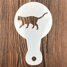 Carregar imagem no visualizador da galeria, Kitty Cat Cappuccino Stencils (5 pack)-Furbaby Friends Gifts