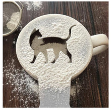 Laden Sie das Bild in den Galerie-Viewer, Kitty Cat Cappuccino Stencils (5 pack)-Furbaby Friends Gifts
