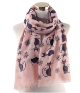 Kitty Cat Chiffon Scarf-Furbaby Friends Gifts