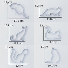 Load image into Gallery viewer, Kitty Cookie Cutter Set (6 pack)-Furbaby Friends Gifts