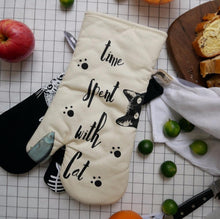 Load image into Gallery viewer, Kitty Oven Gloves-Furbaby Friends Gifts