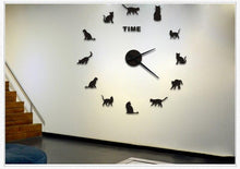 Cargar imagen en el visor de la galería, Kitty Time! Cat Clock-Furbaby Friends Gifts