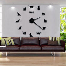 Carregar imagem no visualizador da galeria, Kitty Time! Cat Clock-Furbaby Friends Gifts