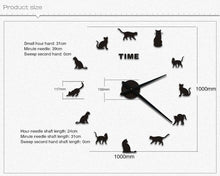 Load image into Gallery viewer, Kitty Time! Cat Clock-Furbaby Friends Gifts