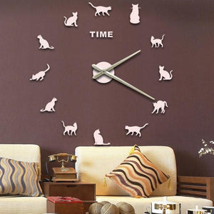 Kitty Time! Cat Clock-Furbaby Friends Gifts