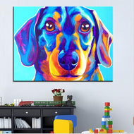 Large Dachshund Oil Print-Furbaby Friends Gifts
