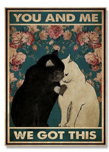 Carica l&#39;immagine nel visualizzatore di Gallery, Larger Size Kitty Plaques-Furbaby Friends Gifts