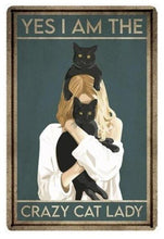 Carica l&#39;immagine nel visualizzatore di Gallery, Larger Size Kitty Plaques-Furbaby Friends Gifts