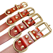 Charger l&#39;image dans la galerie, Leather Personalized Dog Collar-Furbaby Friends Gifts