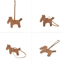 Load image into Gallery viewer, Leather Pony Handbag Tassel Charm-Furbaby Friends Gifts