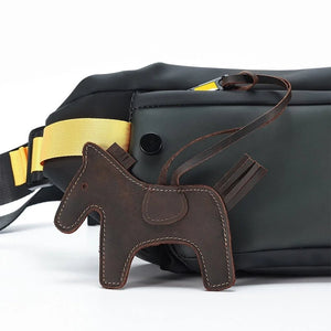 Leather Pony Handbag Tassel Charm-Furbaby Friends Gifts