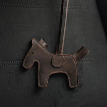 Cargar imagen en el visor de la galería, Leather Pony Handbag Tassel Charm-Furbaby Friends Gifts