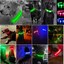 Carica l&#39;immagine nel visualizzatore di Gallery, LED Adjustable Glowing Dog Collar-Furbaby Friends Gifts