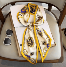 Charger l'image dans la galerie, Long Silky Horse Print Scarves-Furbaby Friends Gifts