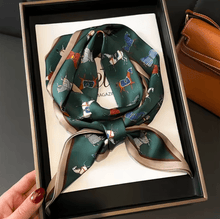 Charger l'image dans la galerie, Long Silky Horse Print Scarves-Furbaby Friends Gifts