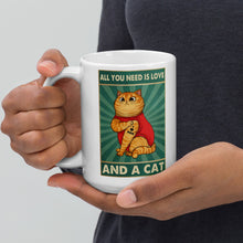 Charger l&#39;image dans la galerie, Love And a Cat....Ceramic Mug-Furbaby Friends Gifts