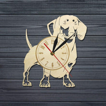 Charger l&#39;image dans la galerie, Love Doxie Bamboo Clock-Furbaby Friends Gifts