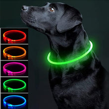 Cargar imagen en el visor de la galería, Luminous Rechargeable Clip-On Dog Collar Accessory-Furbaby Friends Gifts