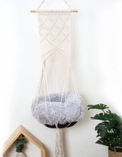 Charger l&#39;image dans la galerie, Macrame Swing Cat Bed-Furbaby Friends Gifts