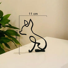 Carica l&#39;immagine nel visualizzatore di Gallery, Metal Abstract Pet Sculptures-Furbaby Friends Gifts