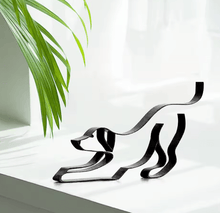 Cargar imagen en el visor de la galería, Metal Abstract Pet Sculptures-Furbaby Friends Gifts