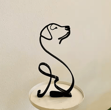 Cargar imagen en el visor de la galería, Metal Abstract Pet Sculptures-Furbaby Friends Gifts