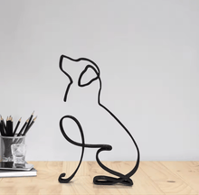 Cargar imagen en el visor de la galería, Metal Abstract Pet Sculptures-Furbaby Friends Gifts