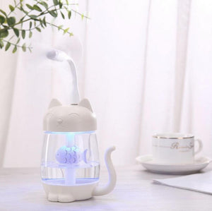 Mini Air Humidifier/ Lamp/ Desk Fan-Furbaby Friends Gifts
