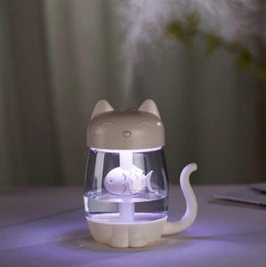 Mini Air Humidifier/ Lamp/ Desk Fan-Furbaby Friends Gifts