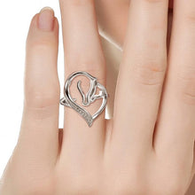 Charger l&#39;image dans la galerie, &#39;Mothers&#39; Love&#39; Sterling Silver Ring-Furbaby Friends Gifts