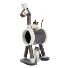 Charger l&#39;image dans la galerie, Multi-Level &#39;Reindeer&#39; Cat Tower/ Play House-Furbaby Friends Gifts