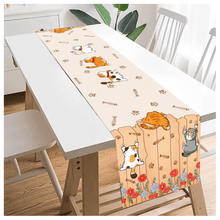 Cargar imagen en el visor de la galería, Naughty Fat Kittens Tablecloths-Furbaby Friends Gifts