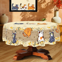 Cargar imagen en el visor de la galería, Naughty Fat Kittens Tablecloths-Furbaby Friends Gifts