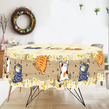 Cargar imagen en el visor de la galería, Naughty Fat Kittens Tablecloths-Furbaby Friends Gifts