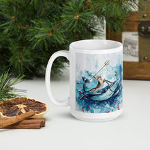 Laden Sie das Bild in den Galerie-Viewer, &#39;Neptune Cat&#39; Ceramic Mug-Furbaby Friends Gifts