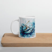 Carregar imagem no visualizador da galeria, &#39;Neptune Cat&#39; Ceramic Mug-Furbaby Friends Gifts