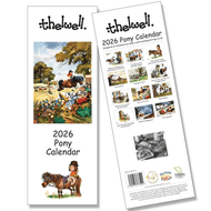 NEW! Thelwell's Pony Calendar 2026-Furbaby Friends Gifts