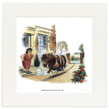 Load image into Gallery viewer, Norman Thelwell&#39;s Mounted Pony Prints-Furbaby Friends Gifts