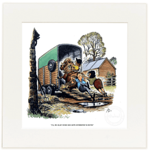 Load image into Gallery viewer, Norman Thelwell&#39;s Mounted Pony Prints-Furbaby Friends Gifts