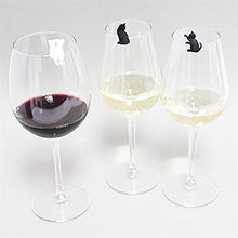 Cargar imagen en el visor de la galería, Party Cats! Silicone Kitties Wine Glass Markers-Furbaby Friends Gifts